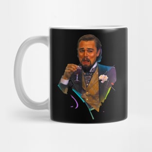 Leonardo DiCaprio laughing meme Mug